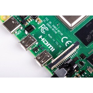 Raspberry Pi Single Board Computer für LCD-Display, Monitor - Module - Rot, Weiß - Cortex A72 - BCM2711 - Quad-Core - 1,50