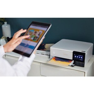 Epson ET-8500 Wireless EcoTank Inkjet Multifunction Printer - Colour - White - Copier/Printer/Scanner - 32 ppm Mono/32 ppm
