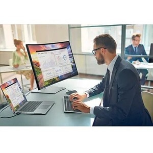 Dell Premier KM7321W Tastatur & Maus - QWERTZ - Deutsch - Tastatur, Kabellos, Bluetooth/RF 2,40 GHz USB, Grau - Maus, Opti