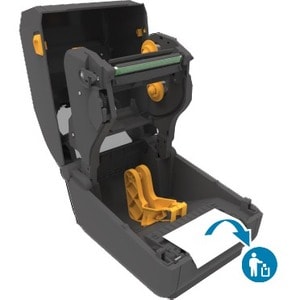 Stampante a trasferimento termico Zebra ZD421t - Monocromatico - Grigio - Stampa etichette/ricevute - Orologio tempo reale