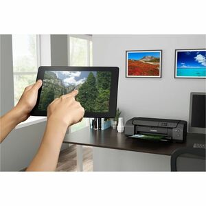 Canon PIXMA PRO-200 Desktop Wired/Wireless Inkjet Printer - Color - 4800 x 2400 dpi Print - Ethernet - Wireless LAN - Wire