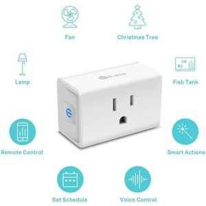 TP-Link Kasa Smart EP10P2 - Kasa Smart Plug Ultra Mini 15A - 2-Pack - Smart Home Wi-Fi Outlet Works with Alexa, Google Hom