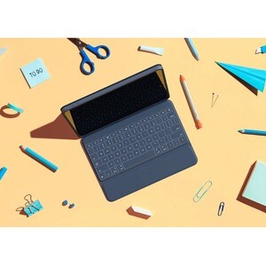 Logitech Crayon Stylus - Capacitive Touchscreen Type Supported - Replaceable Stylus Tip - Aluminum, Silicone Rubber - Gray