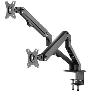 Neomounts Neomounts Pro Desk Mount for Display Screen, LCD Display - Black - Height Adjustable - 2 Display(s) Supported - 