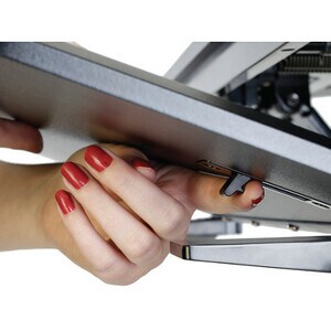 Ergotron WorkFit Height Adjustable Multipurpose Desktop Riser - Up to 76.2 cm (30") Screen Support - 18.14 kg Load Capacit