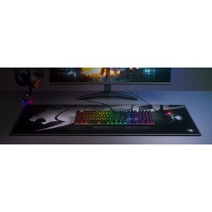 COUGAR Alfombrilla para ratón de juego - 1000mm x 400mm x 5mm Dimensión - Negro - Caucho natural - Antideslizante, Resiste