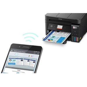 Epson EcoTank ET-4850 Inkjet Multifunction Printer-Color-Black-Copier/Fax/Scanner-4800x1200 dpi Print-Automatic Duplex Pri