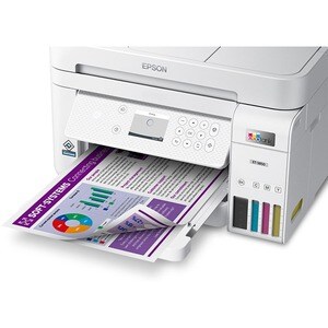 Epson EcoTank ET-3850 Inkjet Multifunction Printer-Color-Copier/Scanner-4800x1200 dpi Print-Automatic Duplex Print-5000 Pa