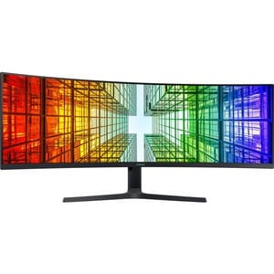Samsung S49A950UIU 124,5 cm (49 Zoll) UW-Dual QHD Gekrümmter Bildschirm Quantum-Dot-LED LCD-Monitor - 32:9 Format - Schwar