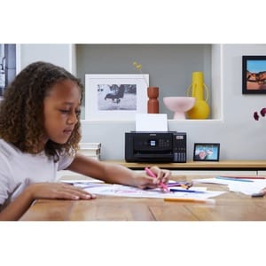 Stampante multifunzione a getto di inchiostro Epson ET-2850 Wireless EcoTank - Colore - Nero - Fotocopiatrice/Stampante/Sc