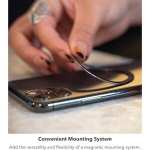 Adattatore per supporto Mophie per Smartphone, iPhone, iPhone 12, Custodia telefono cellulare - Nero