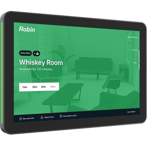 Logitech Écran tactile de réservation de salles de réunion - Graphite - Ver