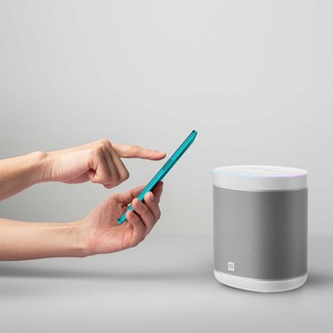 MI Bluetooth Smart Speaker - 12 W RMS - Google Assistant Supported - White - Wireless LAN