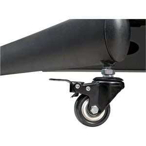 StarTech.com Mobile Trolley - 9.98 kg Load Capacity - Steel - 645.2 mm Length x 850.9 mm Width - Black