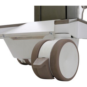 Carrello medico Ergotron CareFit - TAA Conforme - Premi/Tira Maniglia - 17 kg Capacità - 4 Casters - 127 mm Dimensione rot