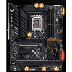 TUF GAMING Z690-PLUS D4 Gaming Desktop Motherboard - Intel Z690 Chipset - Socket LGA-1700 - Intel Optane Memory Ready - AT