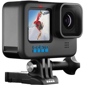 GoPro HERO10 Professional 数码摄像机 - LCD 触控屏 - 1/2.3" CMOS - 高动态范围 - 5.3K - 黑 - 16:9 - 23.6 百万象素 视频 - HDMI - USB - SD - GPS -