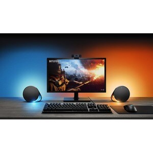 Logitech G LIGHTSYNC G560 2.1 蓝牙 扬声器系统 - 120 W RMS - 40 Hz 到 18 kHz - 7.1 DTS: X Ultra, Surround Sound - USB