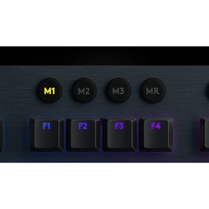 Logitech G G913 坚固耐用 游戏键盘 - 无线 连接 - USB 接口 - RGB LED - 英文 - 黑 - 机械 按键开关 - 蓝牙 - 播放/暂停, 音量控制, 静音, G 键, 媒体中心, 音量控制 热键 - 铬操作系统