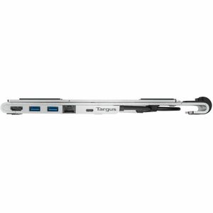 Targus AWU100005GL USB-Typ C Docking Station für Maus, Tastatur, Workstation, Notebook, Festplatte - Silber - Tragbar - 1 