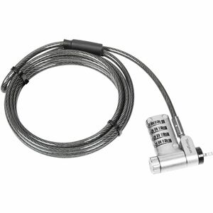 Targus DEFCON ASP96RGL Cable Lock For Monitor, Notebook, Docking Station, IP Phone - 1.98 m Cable - Resettable - 4-digit -
