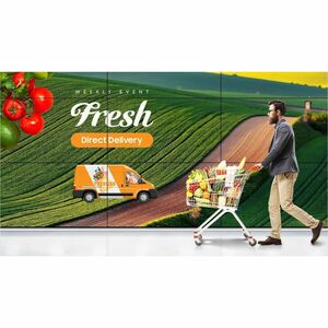 Samsung VM46B-U 46" LCD Digital Signage Display - 24 Hours/7 Days Operation - In-plane Switching (IPS) Technology - 1920 x
