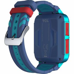 TCL MOVETIME MT42X Smartwatch - Blau Body Color - Blau Band Color - Glas Body Material - Silikon Band Material - Wireless 