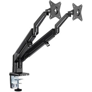 Neomounts DS70-810BL2 Mounting Arm for Monitor, Flat Panel Display - Black - Height Adjustable - 2 Display(s) Supported - 