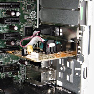 StarTech.com 21050-PC-SERIAL-CARD, PCIe, Seriell, Full-height / Low-profile, PCI 2.0, RS-232, Gelb