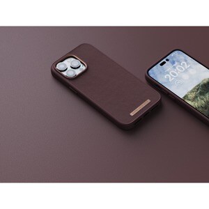 Coque Njord - pour Apple iPhone 14 Pro Smartphone - Marron foncé - Résistant aux chocs, Résistant aux rayures, À l'abri de