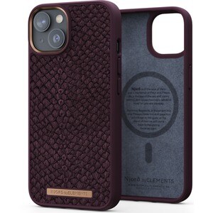 Njord Case for Apple iPhone 14 Smartphone - Rust - Drop Resistant, Scratch Resistant, Dirt Proof - Salmon Leather