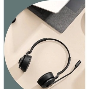 Jabra Engage 55 Headset - Stereo - USB Type A - Wireless - DECT - 492.1 ft - 40 Hz - 16 kHz - On-ear - Binaural - Open - N