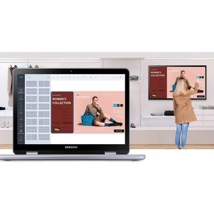 Samsung QM55B-T Digital Signage Display - 55" LCD - Vertical Alignment (VA) - Touchscreen - 24 Hours/7 Days Operation Cort