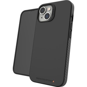 gear4 Rio Hülle für Apple iPhone 14 Smartphone - Strukturierte Griffflächen - Schwarz - Softtouch, Texturiert - Sturzsiche