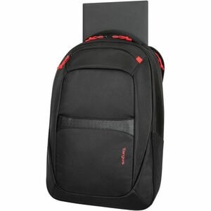 Targus Strike II TBB639GL Carrying Case (Backpack) for 43.2 cm (17") to 45.7 cm (18") Notebook - Black/Red - 500D Guc Body