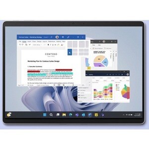 Microsoft Surface Pro 9 Tablet - 13" - Core i5 12th Gen i5-1235U Deca-core (10 Core) - 8 GB RAM - 128 GB SSD - Windows 11 
