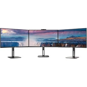 AOC 24V5CW 24" Aula Webcam Full HD Monitor LCD para gaming - 16:9 - Preto mate - 60,5 cm (23,8") Viewable - Tecnologia IPS