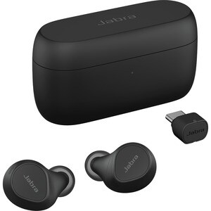 Jabra Evolve2 Verdadeiro sem fio Auscultadores Estéreo Auscultadores - Preto - Binaural - No ouvido - 2000 cm - Bluetooth 
