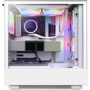 NZXT H5 Flow Computer Case - ATX Motherboard Supported - Mid-tower - Galvanized Cold Rolled Steel (SGCC), Tempered Glass -