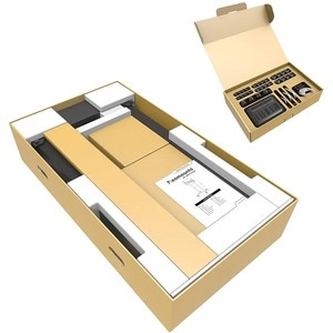 Neomounts Display Cart - 110 kg Capacity - 4 Casters - Steel - 1019 mm Width x 831 mm Depth x 2127 mm Height - Black