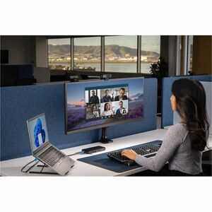 Kensington Collapsible Aluminum Laptop Riser - Up to 16" Screen Support - 11.02 lb Load Capacity - 5.83" Height - Desktop 