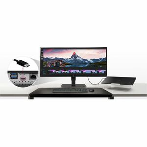 Monitor LCD LG Ultrawide 34BQ77QC-B 863,6 mm (34") Class Webcam UW-QHD Schermo curvo - 21:9 - Nero tessuto - 86,4 cm (34")