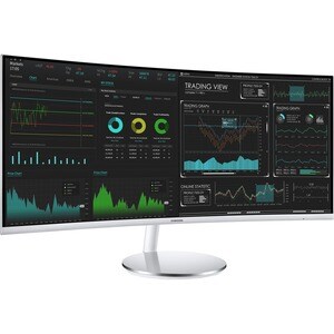 Samsung C34J791WTR 34" Class UW-QHD Curved Screen LCD Monitor - 21:9 - 86.4 cm (34") Viewable - Vertical Alignment (VA) - 