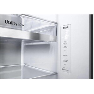 Congelatore/Freezer LG GSXV90MBAE 635 L Combinato - Metallico - Vetro temprato - Digital Inverter Compressor - Smart Conne