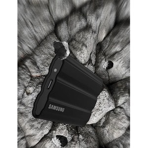 Samsung T7 4 TB Portable Rugged Solid State Drive - External - Black - MAC Device Supported - USB 3.2 (Gen 2) - 1050 MB/s 