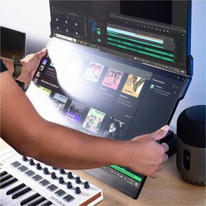 Mobile Pixels Geminos T 24" Dual-Stacked 1080p Monitors with Multi-Touch and Webcam - 23.8" Viewable - Multi-touch Screen 