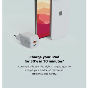 Xtorm 35W GaN² Ultra Wall Charger. Charger type: Indoor, Power source type: AC, Charger compatibility: Universal, USB Type