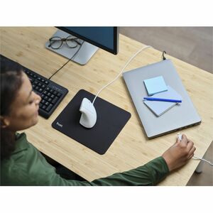 Trust Verto Maus - USB 2.0 - Optisch - 6 Taste(n) - Weiß - Kabel - 1600 dpi Auflösung - Scroll-Rad - Groß Hand-/Handfläche