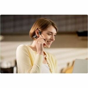 Shokz OpenComm2 UC Wireless Over-the-ear, Behind-the-neck Stereo Earset - Black - Binaural - Open - 2987 cm - Bluetooth - 