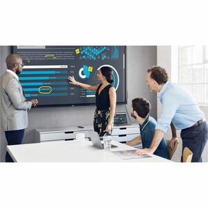 Dell P8624QT 218,4 cm (86 Zoll) 4K UHD LCD Collaboration Display - InGlass - Touchscreen - 16:9 Seitenverhältnis - 3840 x 